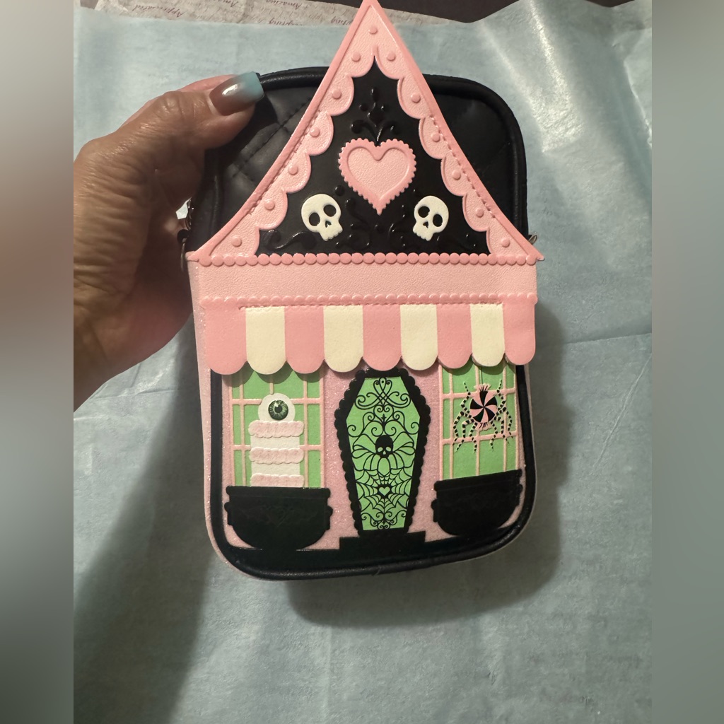 Bbw Haunted House Crossbody Bag Bnwt